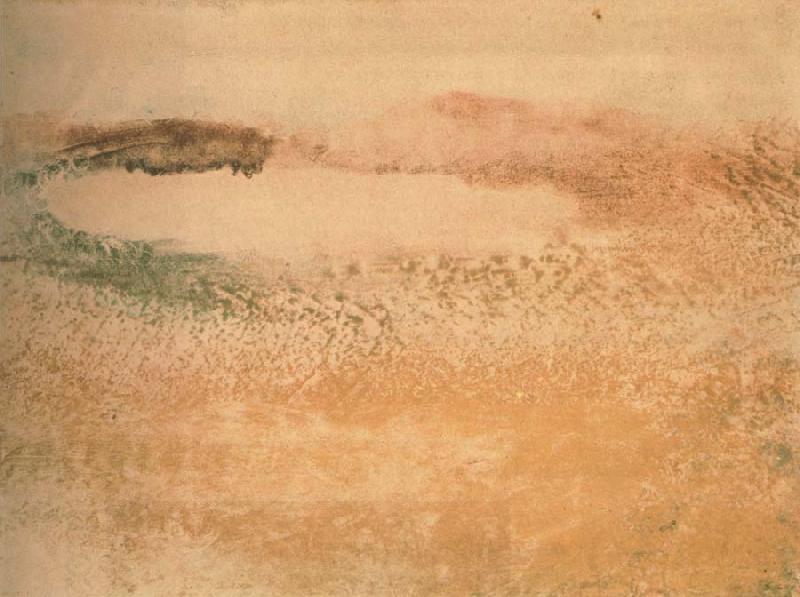 Edgar Degas A Lake in the Pyreness China oil painting art